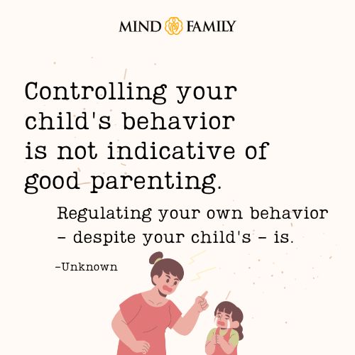 Controlling Your Childs Behavior Is Not Indicative