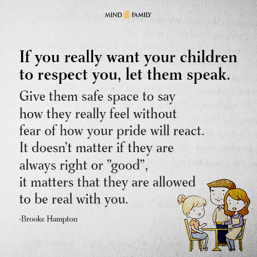 If You Really Want Your Children To Respect You