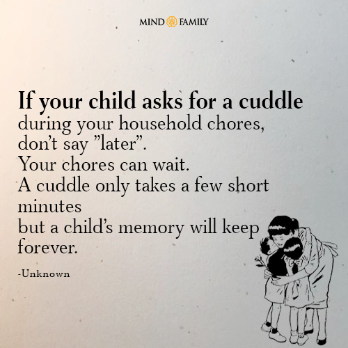 If Your Child Asks For A Cuddle