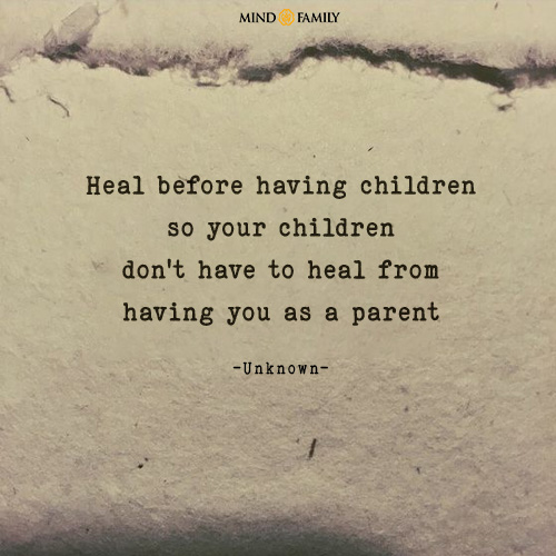 Heal Before Having Children