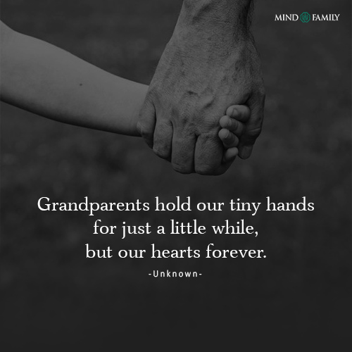 Grandparents Hold Our Tiny Hands