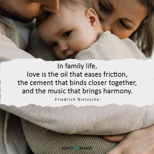 In Family Life Love Is The Oil