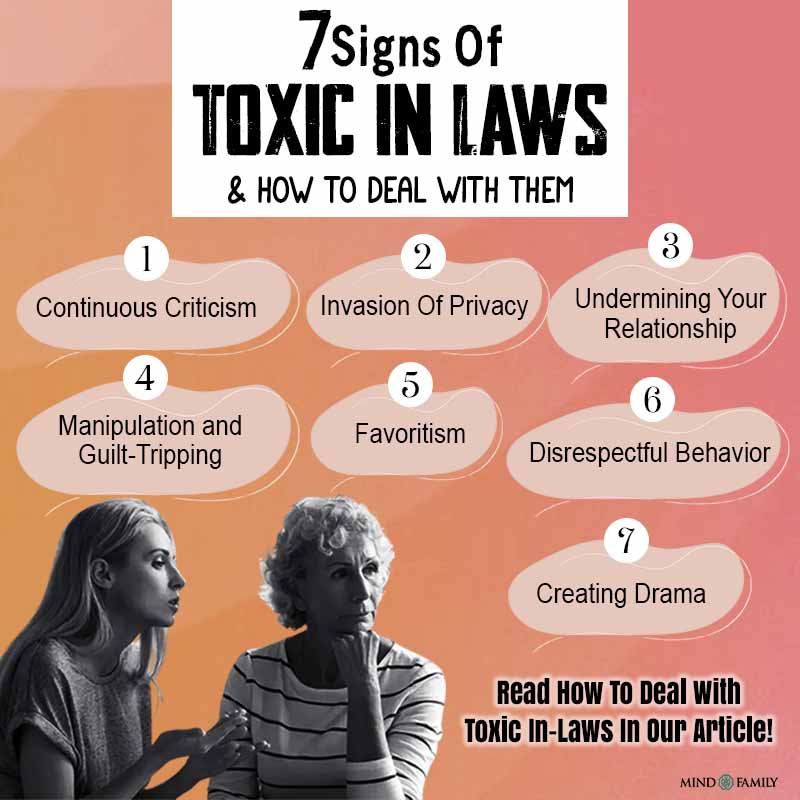 signs of toxic in-laws