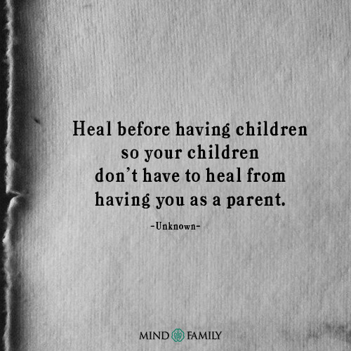 Heal Before Having Children