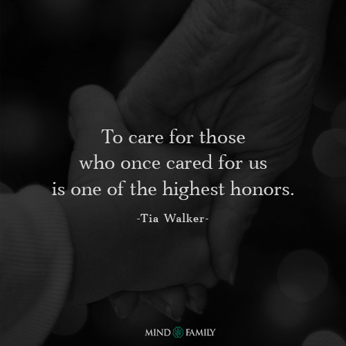 To Care For Those Who Once Cared