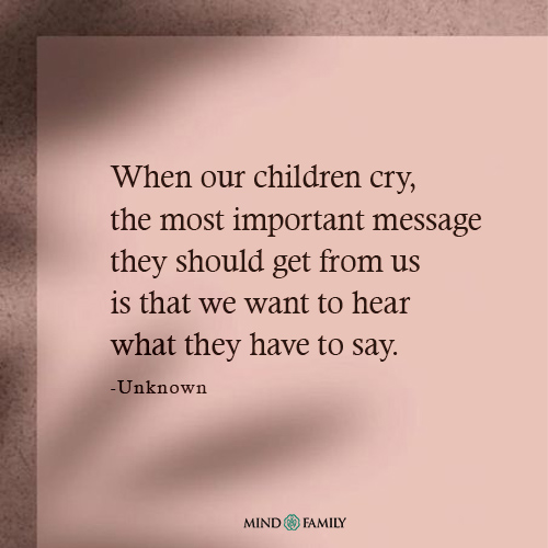 When Our Children Cry