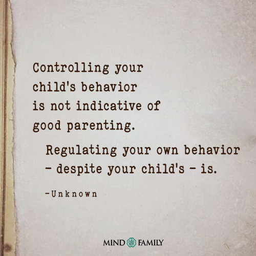 Controlling Your Childs Behavior