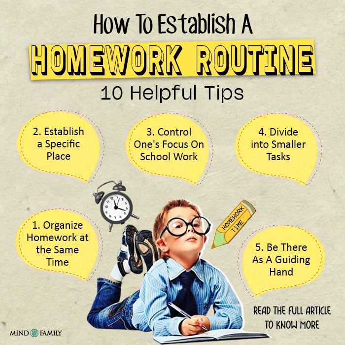 How To Establish A Homework Routine