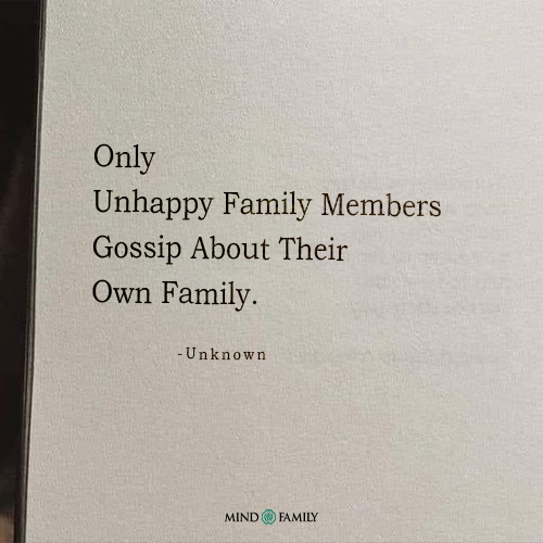 Only Unhappy Family Members