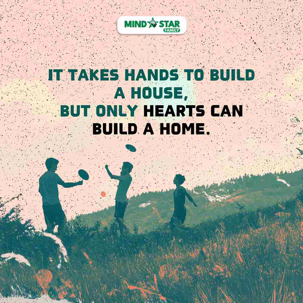 It takes hands to build a house