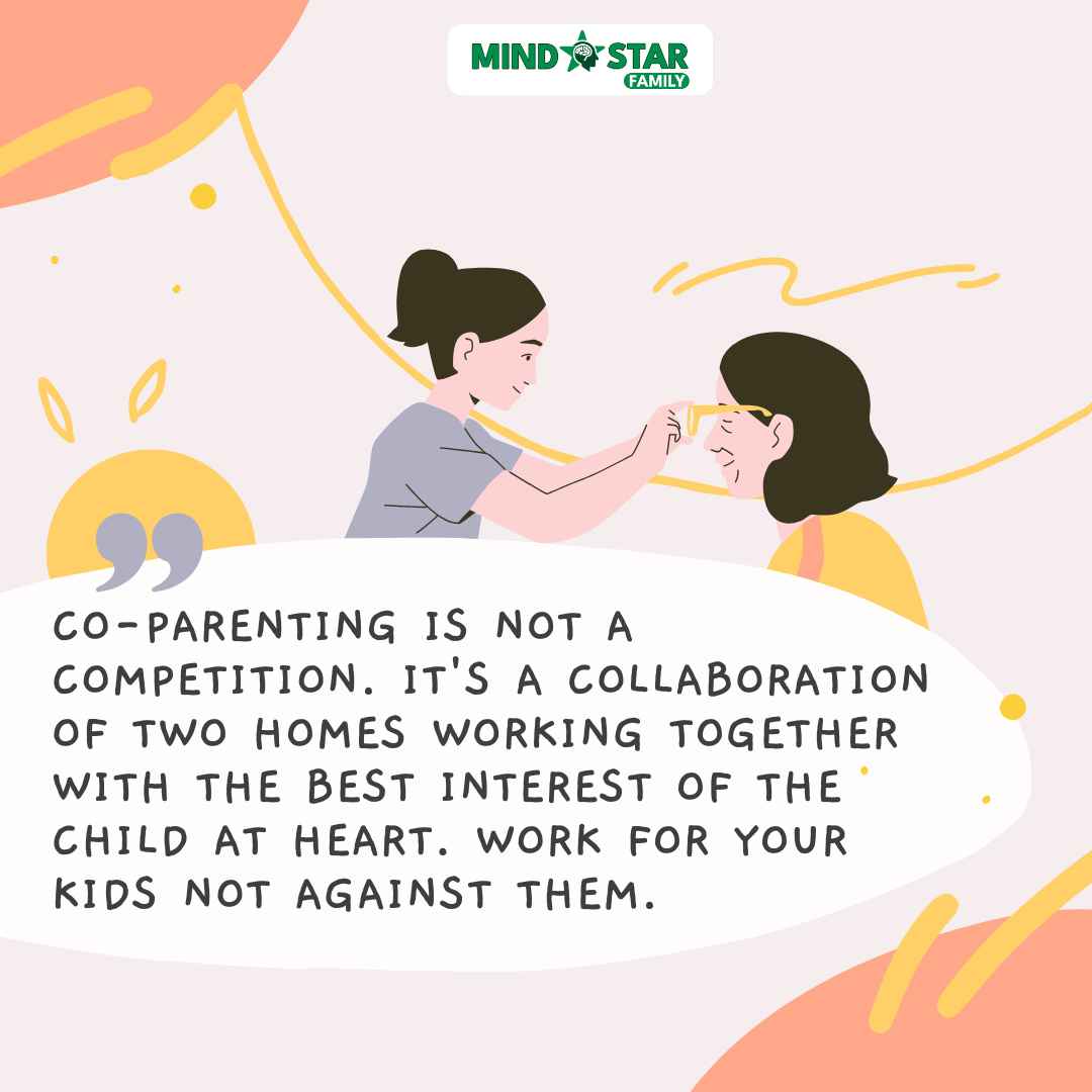 Co-parenting is not a competition