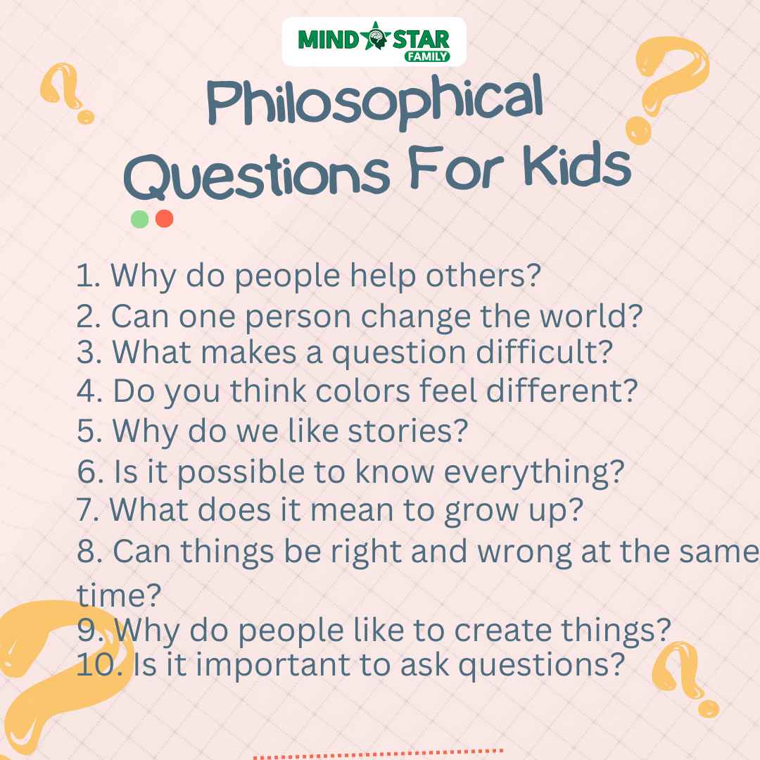 Philosophical questions for kids: